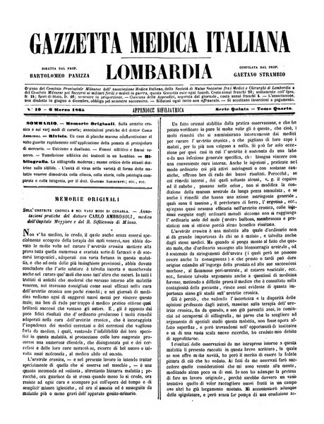 Gazzetta medica italiana Lombardia