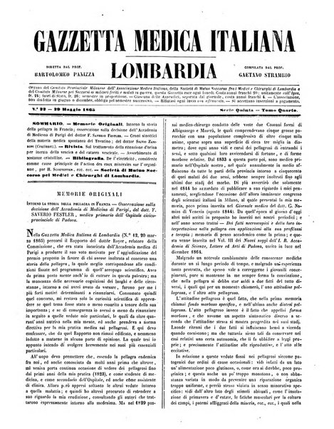 Gazzetta medica italiana Lombardia