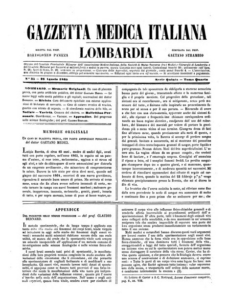 Gazzetta medica italiana Lombardia