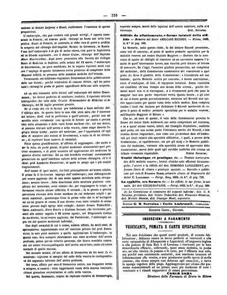 Gazzetta medica italiana Lombardia