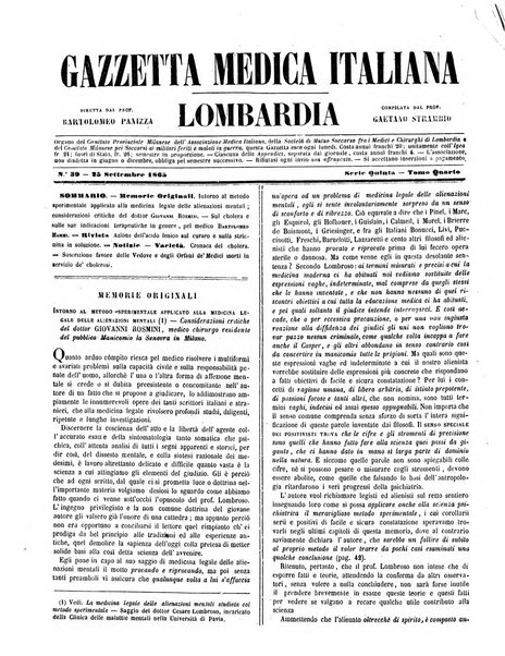 Gazzetta medica italiana Lombardia