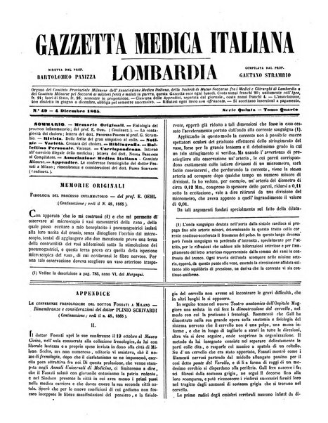 Gazzetta medica italiana Lombardia