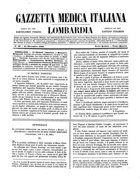 Gazzetta medica italiana Lombardia