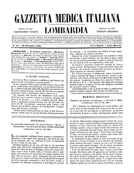 Gazzetta medica italiana Lombardia