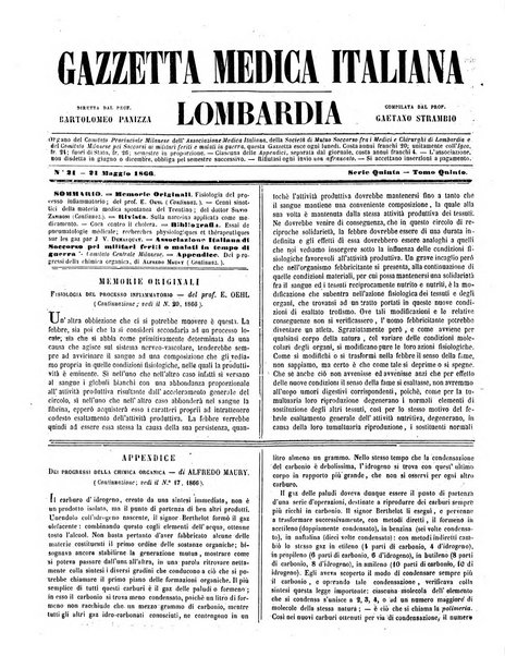 Gazzetta medica italiana Lombardia