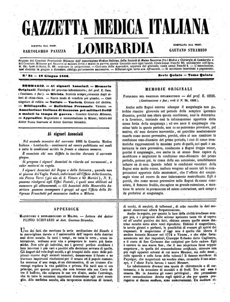 Gazzetta medica italiana Lombardia