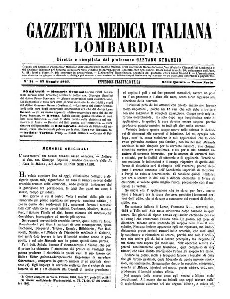 Gazzetta medica italiana Lombardia