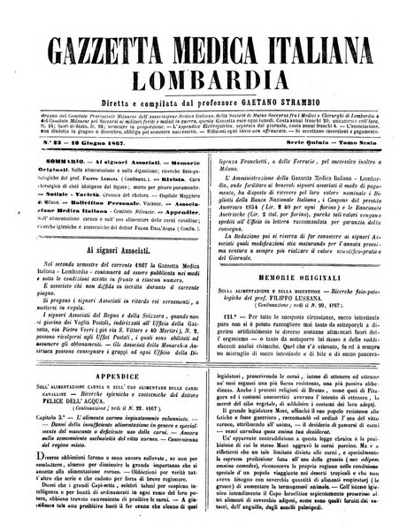 Gazzetta medica italiana Lombardia