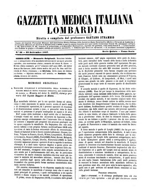 Gazzetta medica italiana Lombardia