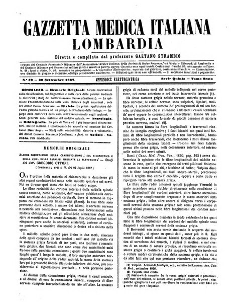 Gazzetta medica italiana Lombardia