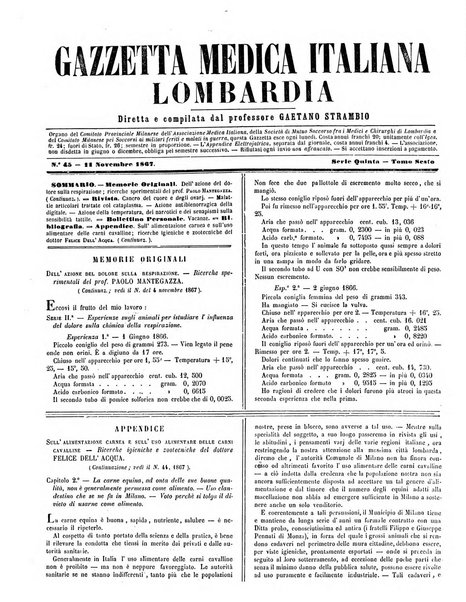 Gazzetta medica italiana Lombardia