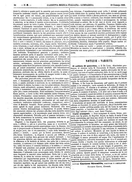 Gazzetta medica italiana Lombardia