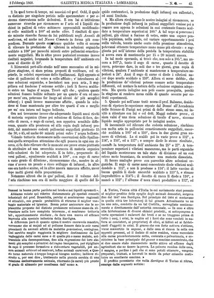 Gazzetta medica italiana Lombardia