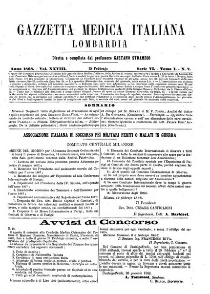 Gazzetta medica italiana Lombardia