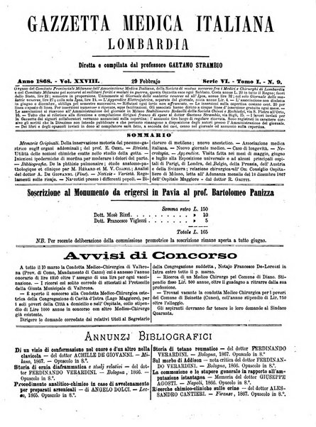 Gazzetta medica italiana Lombardia