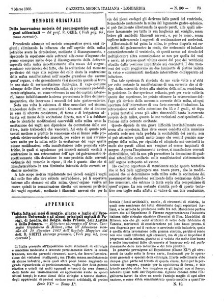 Gazzetta medica italiana Lombardia