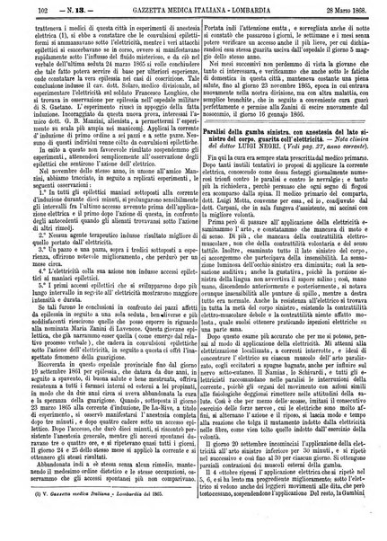 Gazzetta medica italiana Lombardia