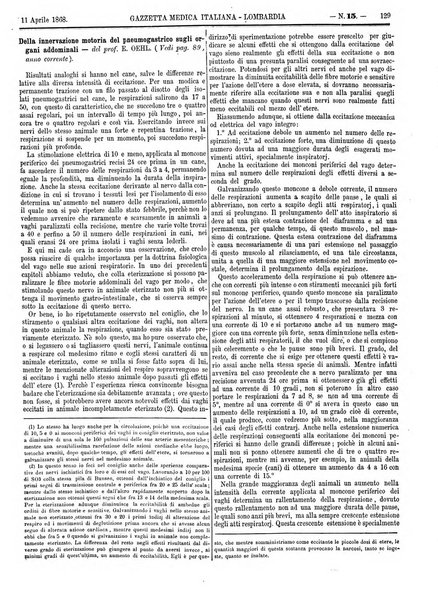 Gazzetta medica italiana Lombardia