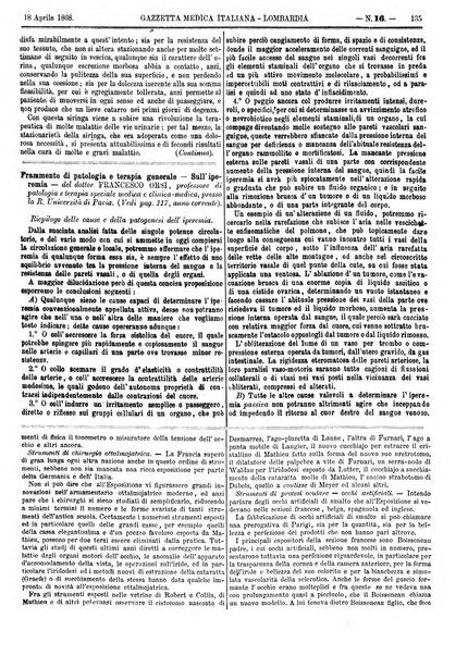 Gazzetta medica italiana Lombardia