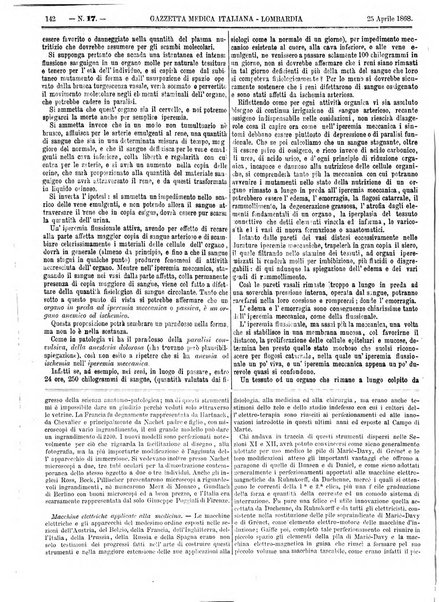 Gazzetta medica italiana Lombardia