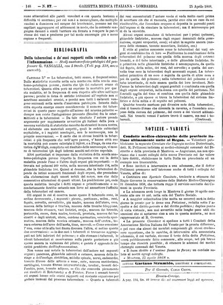 Gazzetta medica italiana Lombardia