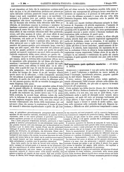 Gazzetta medica italiana Lombardia