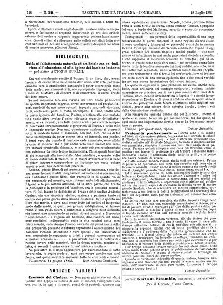 Gazzetta medica italiana Lombardia