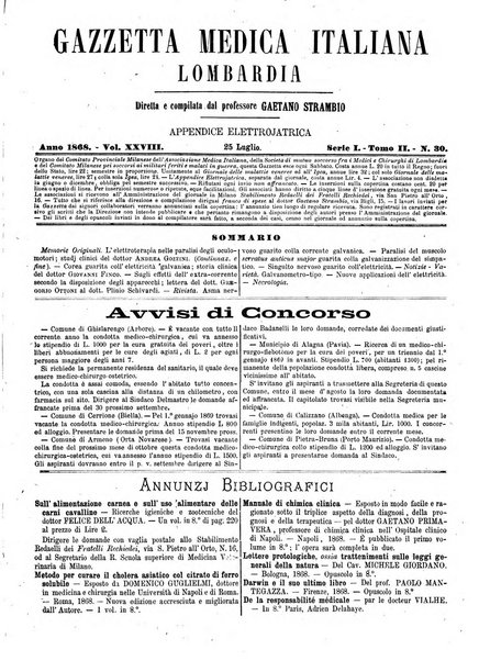 Gazzetta medica italiana Lombardia