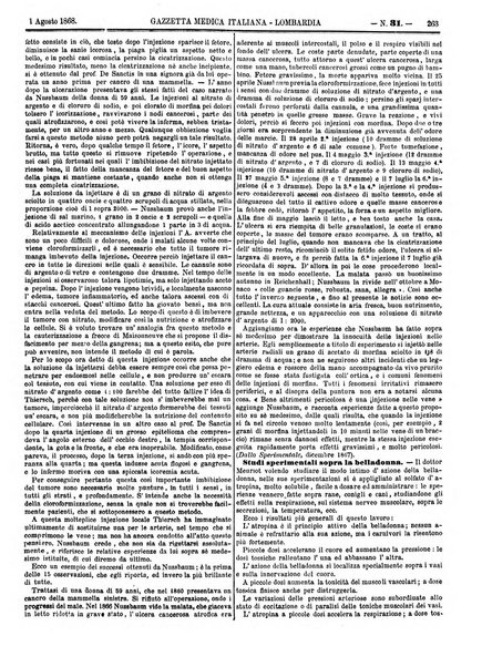 Gazzetta medica italiana Lombardia