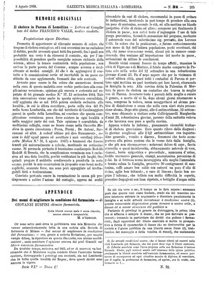 Gazzetta medica italiana Lombardia