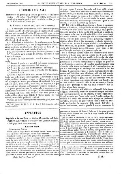 Gazzetta medica italiana Lombardia