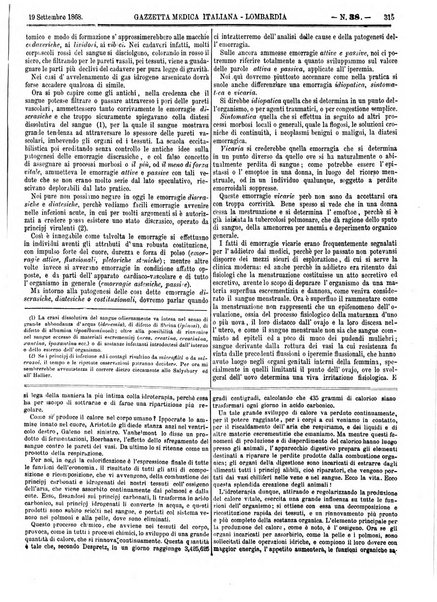 Gazzetta medica italiana Lombardia