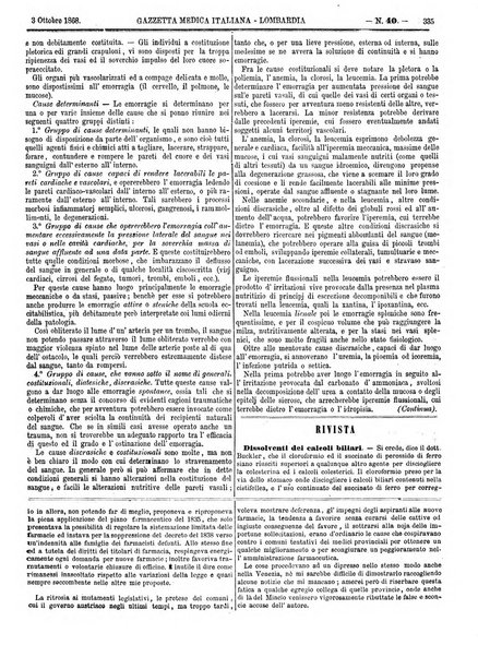 Gazzetta medica italiana Lombardia