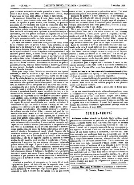 Gazzetta medica italiana Lombardia