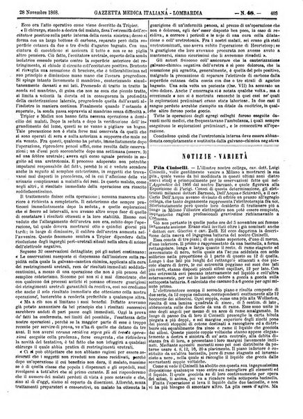 Gazzetta medica italiana Lombardia