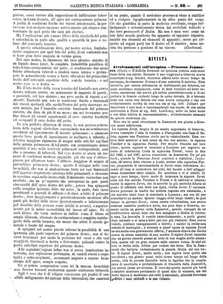 Gazzetta medica italiana Lombardia