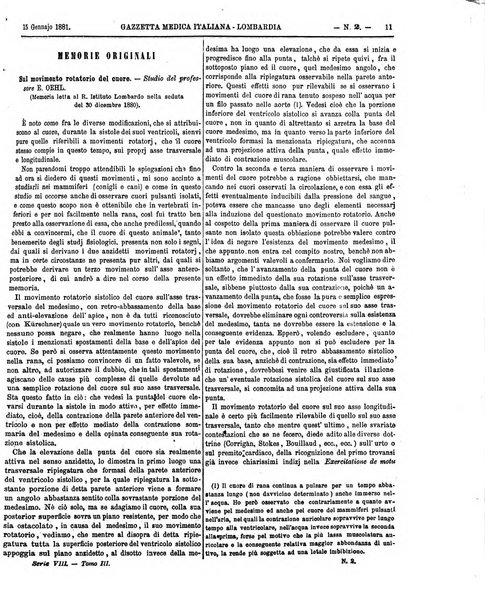 Gazzetta medica italiana Lombardia