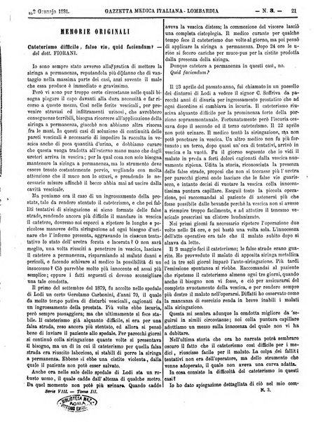 Gazzetta medica italiana Lombardia