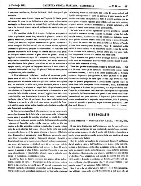 Gazzetta medica italiana Lombardia