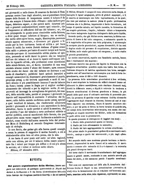 Gazzetta medica italiana Lombardia