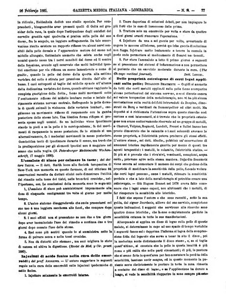 Gazzetta medica italiana Lombardia