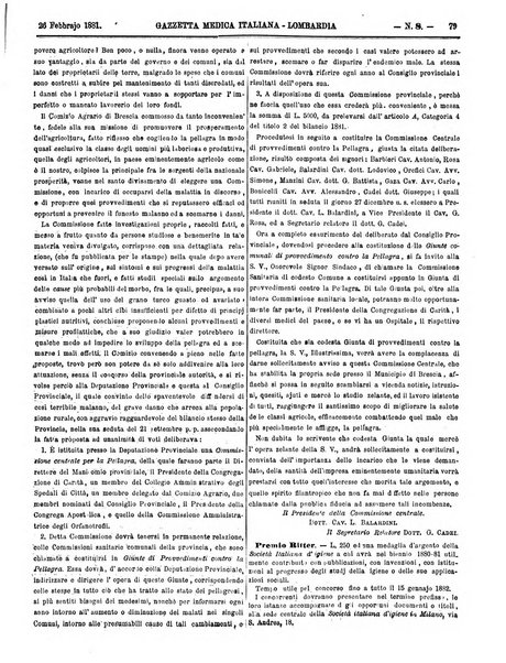 Gazzetta medica italiana Lombardia