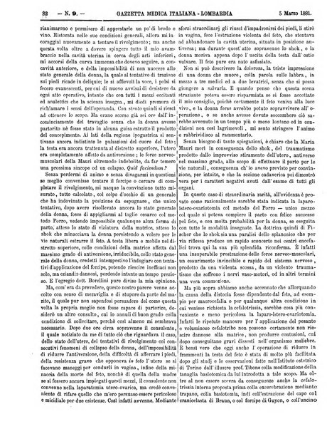 Gazzetta medica italiana Lombardia