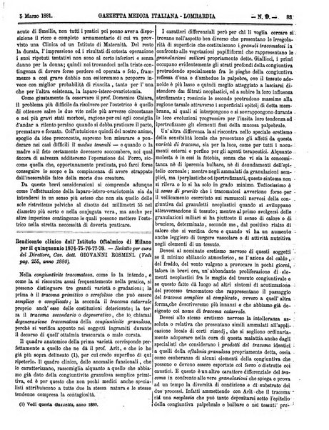 Gazzetta medica italiana Lombardia