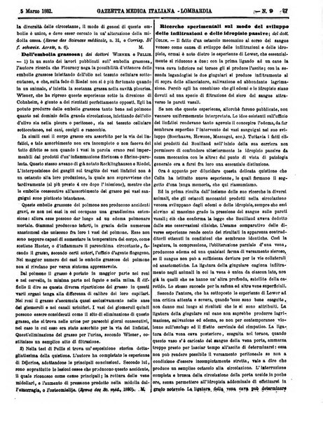 Gazzetta medica italiana Lombardia