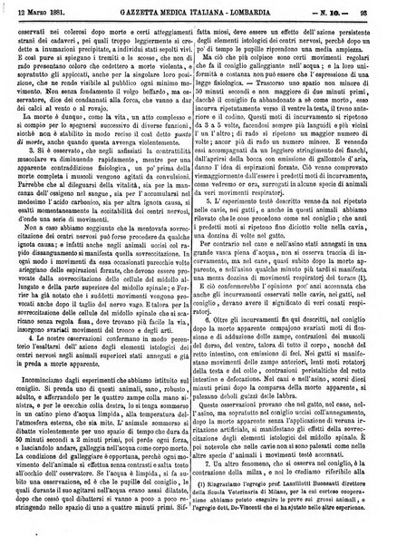 Gazzetta medica italiana Lombardia