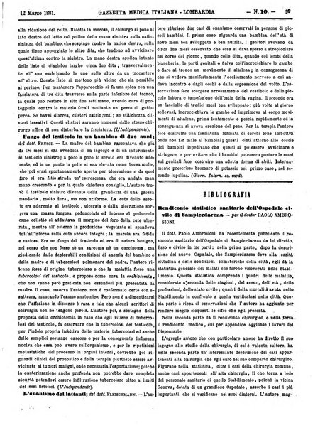 Gazzetta medica italiana Lombardia