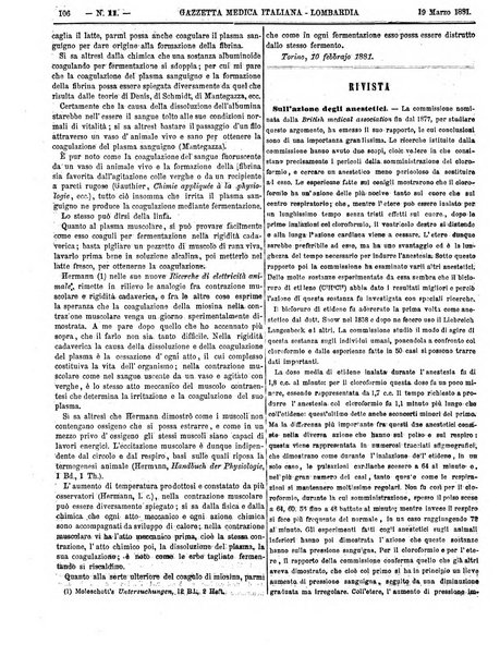 Gazzetta medica italiana Lombardia