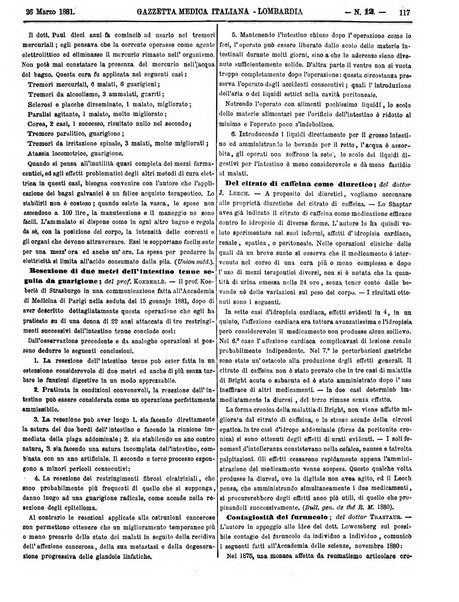 Gazzetta medica italiana Lombardia