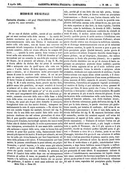 Gazzetta medica italiana Lombardia